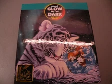 Ceaco 550 Piece Schimmel Glow In The Dark Puzzle Earth Light White Tiger Sealed 