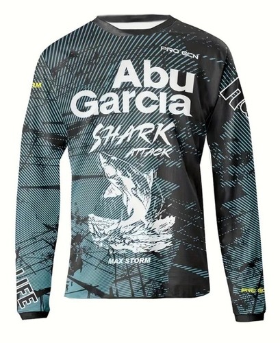 Vêtement Pêche Manches Longues Chemise De Pêche Manches Longues ABU GARCIA - Taille 2XL, 100% Polyester Vêtement Pêche Polyester