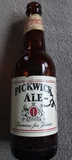 Pickwick Ale Beer 16 oz empty Beer Bottle Label Haffenreffer Brewing Cranston RI