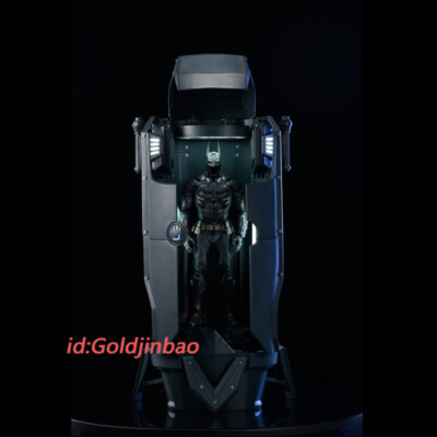 TianSu Studio 1/6 Arkham Batman Resin Model In Stock Batman Garage Led Light