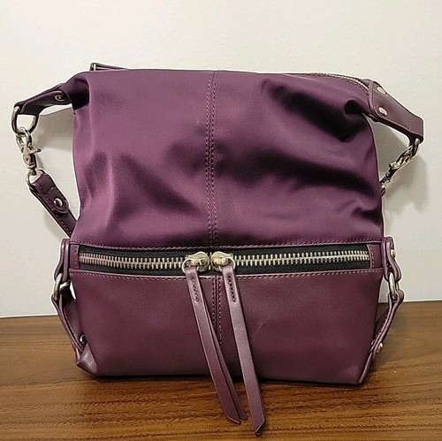 Sondra Roberts Shoulder Bag Purse Squared ~ Fun Color Purple EUC & CLEAN - Picture 4 of 17