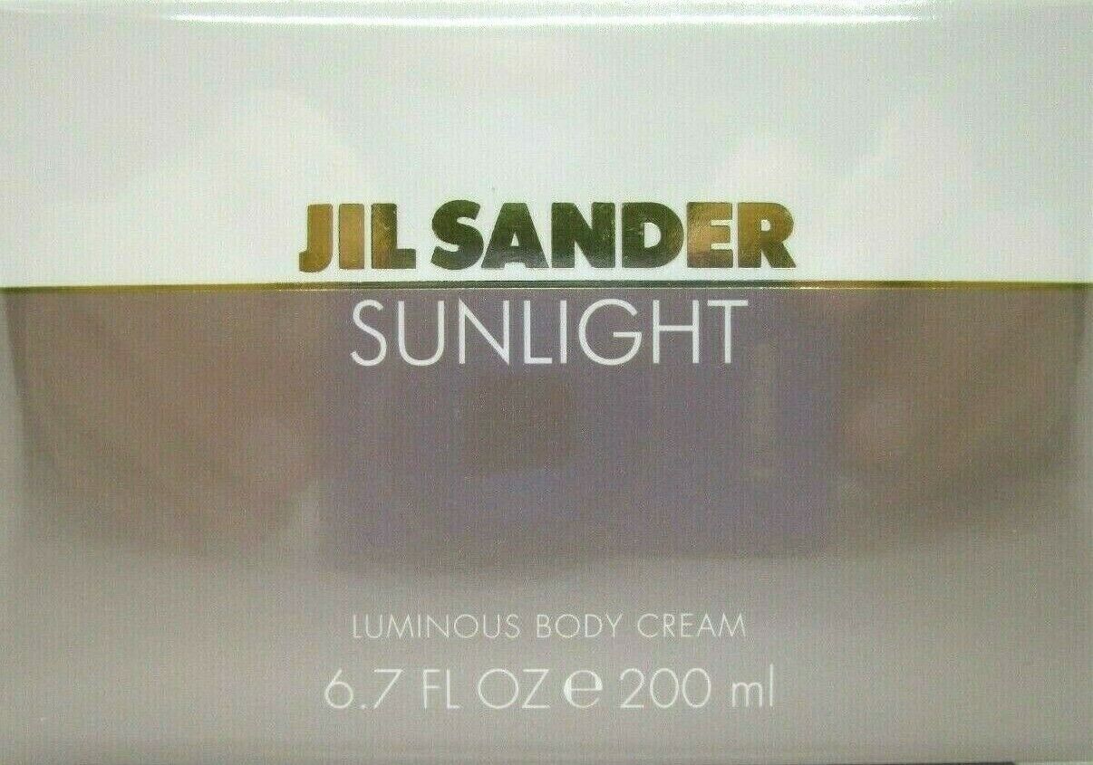 JIL SANDER SUNLIGHT LUMINOUS BODY CREAM FOR WOMEN 6.7 Oz / 200 ml BRAND NEW!!!