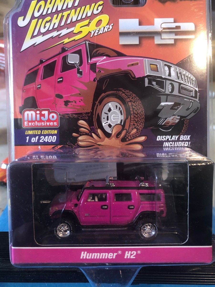激レア　1/64 JOHNNY LIGHTNING ハマー　H2 ピンク　限定品 Off-Road Hummer H2 (Pink) – MiJo Exclusives (Johnny