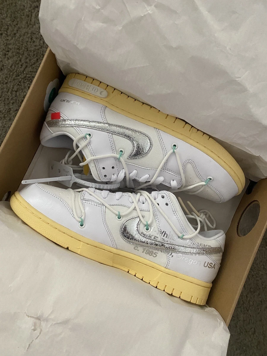 Off White x Nike Dunk Low Dear Summer Lot #1 of 50 Mens 10.5