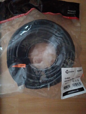 Kramer Electronics CA-HM-66 HDMI Kabel 20m mit Ethernet schwarz 