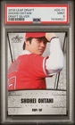 Shohei Ohtani 2018 Leaf Draft Silver RC Rookie PSA 9 MINT Angels Dodgers