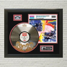 Moody Blues - Nights In White Satin etched limited edition silver framed display