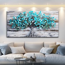 Tree of Life Canvas Wall Decor For Bedroom Large Wall Art For Living Room Off...
