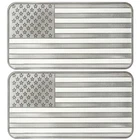 Lot of 2 - 10 Troy oz American Flag .999 Fine Silver Bar Sealed