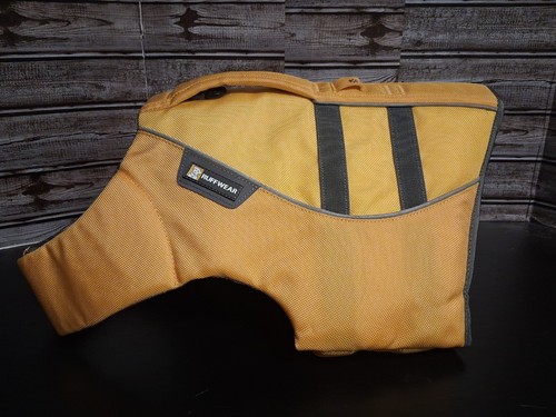 Ruffwear Yellow Dog Life Jacket, Size Medium LOOK