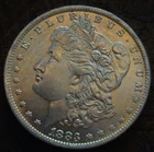 1883 O Silver Morgan Dollar
