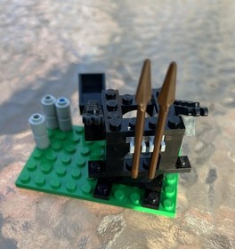 Lego Castle Black Knights 1491 Dual Defender Set (1992): No Instructions or Box