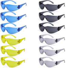Hyline Anti-Fog Color Safety Glasses Variety, Impact Resistant, Polycarbonate, A