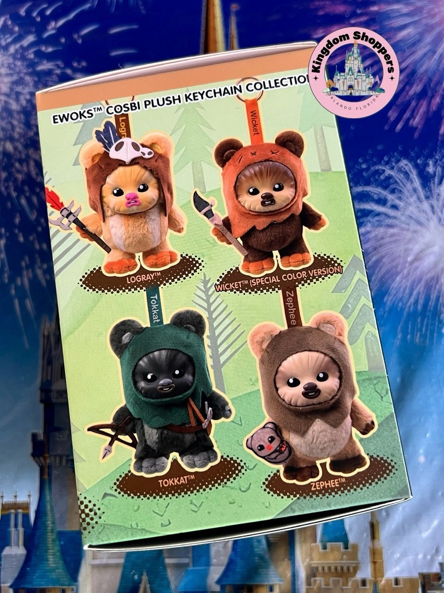 Disney Cosbi Star Wars Ewok Plush Keychain Mystery Box New Sealed