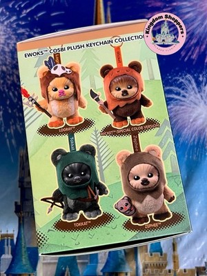 Disney Cosbi Star Wars Ewok Plush Keychain Mystery Box New Sealed