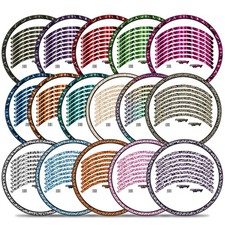 MTB Bike Bicycle Rim Stickers Set Camouflage 27-29 Inch Rim Edge Stickers