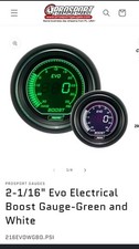 Evo 52mm 2-116 Digital Turbo Boost Gauge White Green Lcd 216evowgbo.psi 1 Evo 52mm 2-116 Digital Turbo Boost Gauge White Green Lcd 216evowgbo.psi 1
