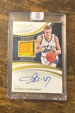 2024-25 Immaculate Collection Patch Autographs #54 Andrei Kirilenko /25 X16543