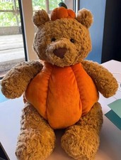 Bartholomew Bear Pumpkin   30cm Plush Toy  Christmas Soft Collectible