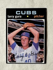1971 Topps Larry Gura • Pitcher • Chicago Cubs • Rookie Card #203. rookie card picture