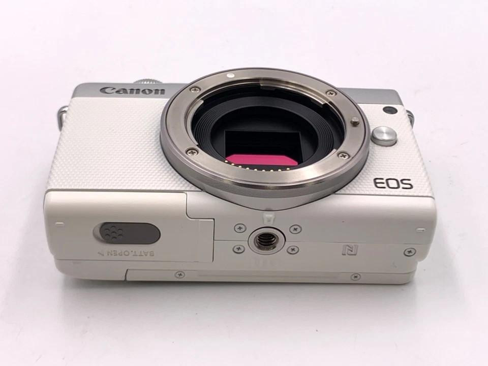 Cuerpo de cámara digital Canon EOS M100 24,2 MP BLANCO -Casi como nuevo - 5532 Foto 3 de 3