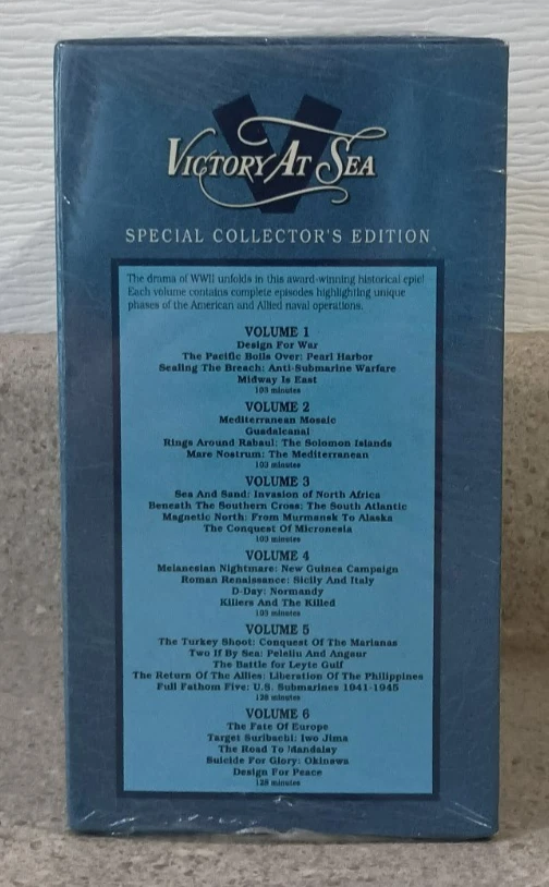 Victory At Sea Special Collector's Edition Volumes 1-6 Series 1-26 VHS Brand New - Image 3 of 4