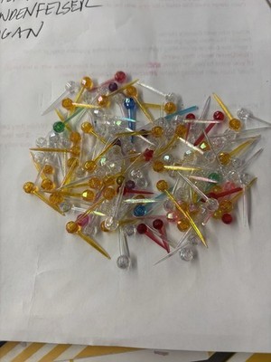 100 Assorted Small Mini Globe Pin Lights for Ceramic Christmas Tree ...