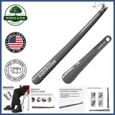 Lightweight 17-Inch Shoehorn with Flexible Strap for Travel and Storage