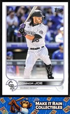 Connor Joe 2022 Topps Update #US188 Colorado Rockies Baseball