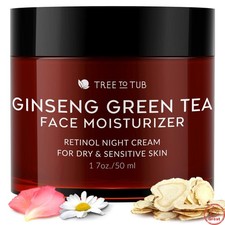 Retinol Face Moisturizer for Dry & Sensitive Skin - Anti Wrinkle Night Cream