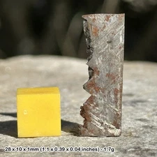 Muonionalusta Meteorite Slice - Genuine Space Rock - Education & Science