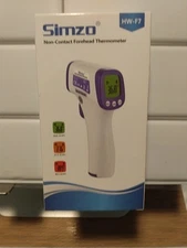 Simzo San Jamar THDG986 Non-Contact Infrared Digital Thermometer HW-F7 White New