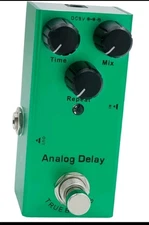 Mini Analog Delay Electric Guitar Effects Pedal Single Type DC 9V True Bypass