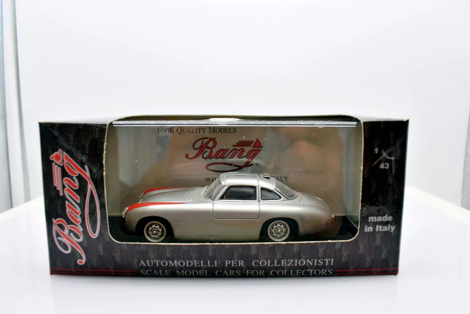Modellino auto 1:43 MERCEDES 300 SL diecast modellismo statico bang collezione - Immagine 2 di 4