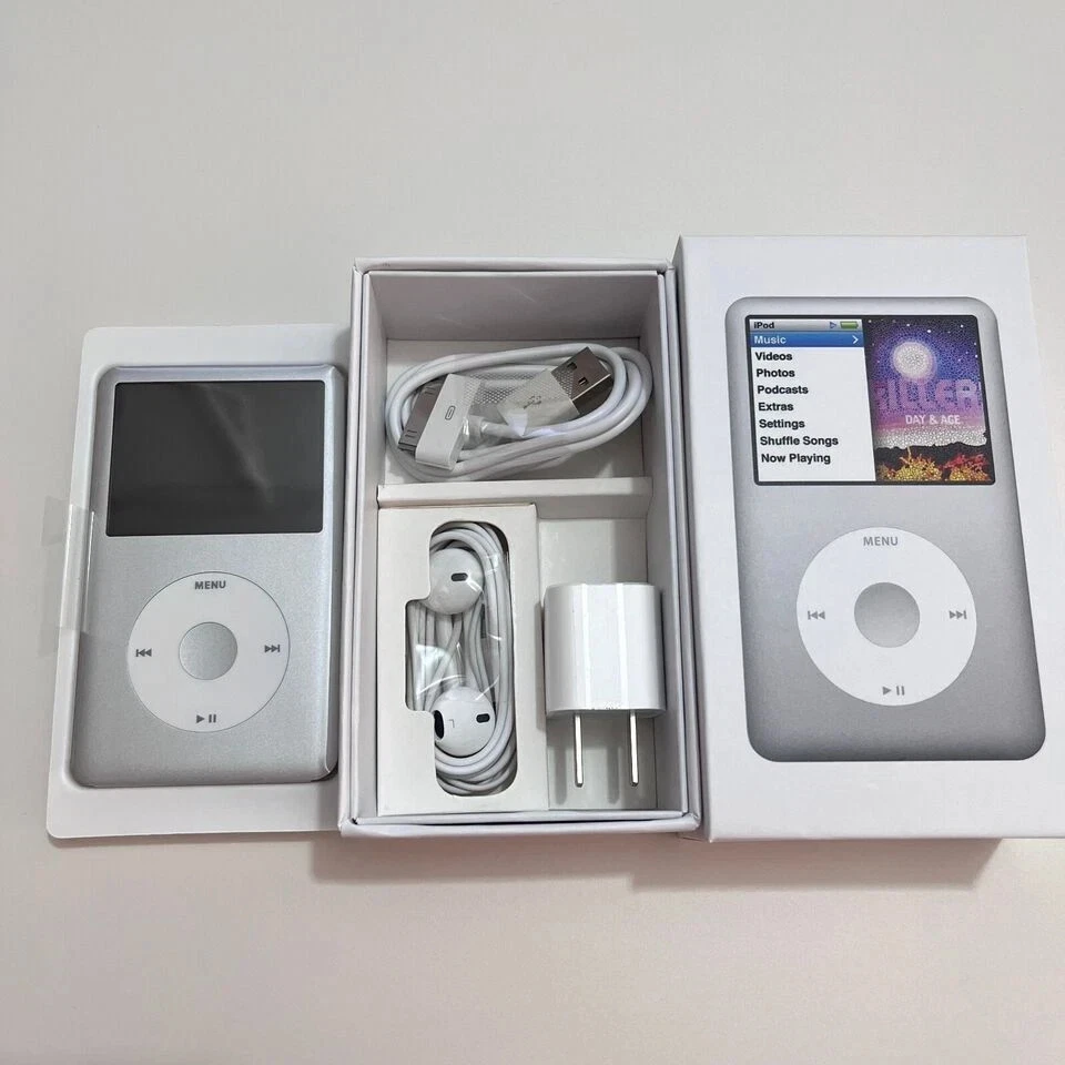 Apple iPod Classic Silver MP3 Players for sale - eBay