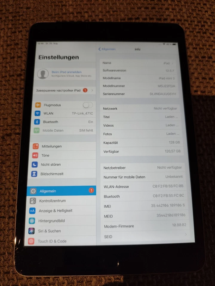 Apple iPad mini 3 · 128GB · Cellular, Foto 2 von 5