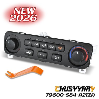 1X For 2001-2002 Honda Accord Climate Control Module Panel 79600-S84-A21ZA