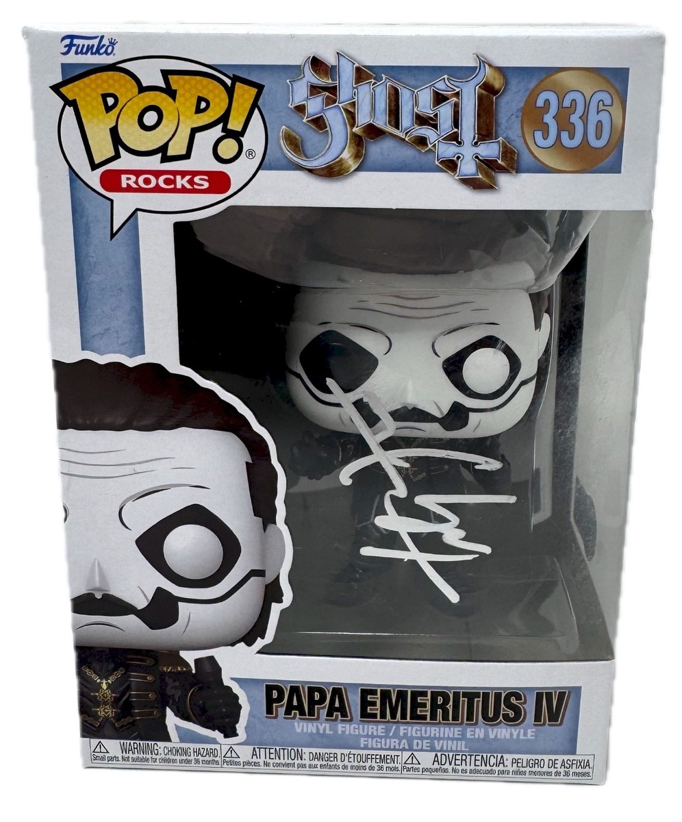 Tobias Forge Ghost Signed Funko Pop Papa Emeritus IV 336 Autograph