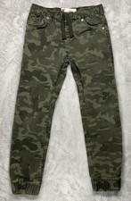 Levi's Youth Boy's Elastic Cuff Stretch Twill Jogger Camouflage Size 8 24x25