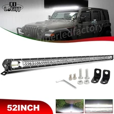 colight 50 Inch LED Light Bar Dual Row Spot Flood Combo beam LED Work Light 52"