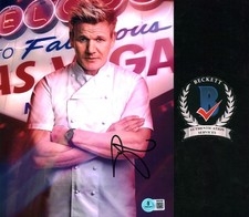 Gordon Ramsay Signed 8x10 Photo Hell's Kitchen Chef Authentic Autograph Beckett