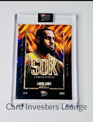 LeBron James Encased Display Card Los Angeles Premium Fan Display