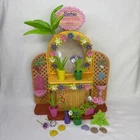 Barbie Doll Toy Hawaiian Fun Flower Shop Playset 7232 Vintage 1990 90s Tropical