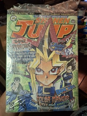 Shonen Jump Sept 2003 Volume 1 Issue 9 Manga Magazine Yu-Gi-Oh SEALED +2 More