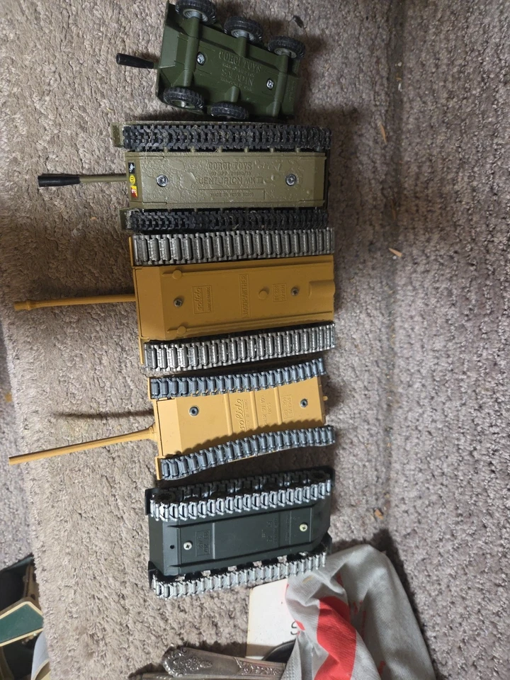 Lote de 5 tanques militares Solido Corgi Diecast Foto 4 de 4