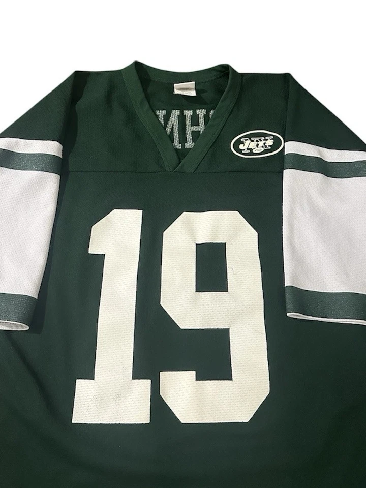 Camiseta deportiva New York Jets Keyshawn Johnson vintage años 90 NFL talla grande Foto 4 de 4