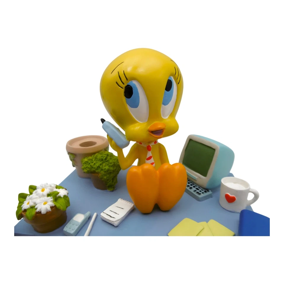 Titi – Tweety – Looney Tunes – Rare Resin Post-it Holder – Collectible Figure - Photo 3/4