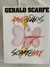 ScarfeFace by Gerald Scarfe. Signed First edition 1993, Hardback w/jacket. 