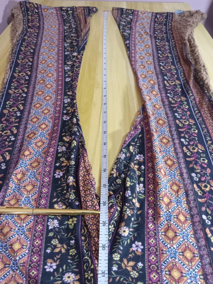 Pantalón acampanado rue 21 para mujer multi/rosa talla S 29x28 Foto 4 de 4