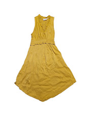 Anthropologie Maeve Dress Women's Small LA Habana Ruffle Gauze Sun  Mango 